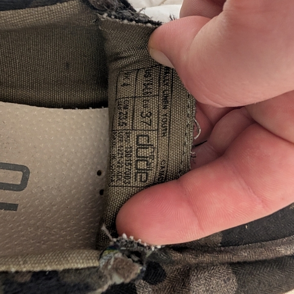 Hey Dude Black and Gray Moccasins with Camouflage Pattern - Picture 3 of 6